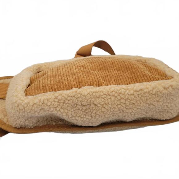 Ladies Whimsical Style Fuzzy Soft Fanny Pack Waist Pouch Adjustable Strap Two Zi - Picture 3 of 9